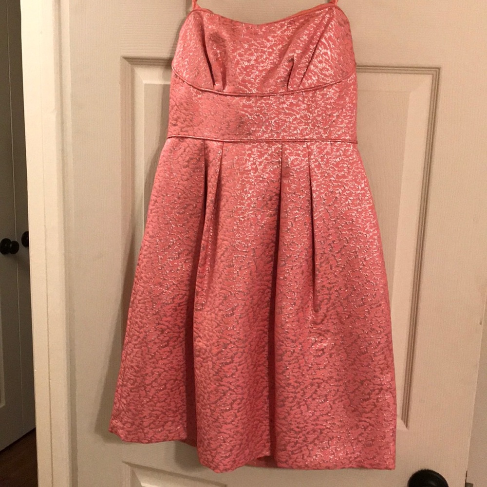 Strapless cocktail dress